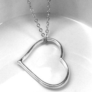 Miniature Heart Charm Necklace